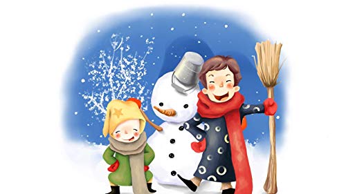 GAGALAM Intellektuelles Spiel Adults Puzzle 1000 Pieces Snowman Classic Wood Puzzle Klassische Puzzle 1000 Teile von GAGALAM