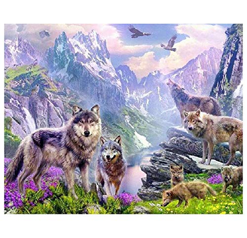 GAGALAM Klassisches Erwachsene Holzpuzzle 1000 Teile Wölfe Auf Dem Tierhügel Die Beste Wahl Für Geschenke Und Dekompression GAGALAM Klassisches Erwachsene Holzpuzzle 1000 Teile Wölfe Auf Dem Tierhügel Die Beste Wahl Für Geschenke Und Dekompression von GAGALAM