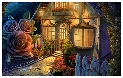 GAGALAM Puzzel Erwachsene 1000 Teile Nachthausbeleuchtung Blick Auf Den Garten Kinder Oder Freunde GAGALAM Puzzel Erwachsene 1000 Teile Nachthausbeleuchtung Blick Auf Den Garten Kinder Oder Freunde von GAGALAM