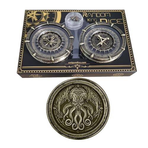 GAINFI 2025 aleatorio rey de los dados dnd, Grupo de dados Cthulhu D & D d20 D12 D10 D8 D6 D4 d100, ruleta 7 en 2, para calabozos y dragones dnd juego de dados von GAINFI