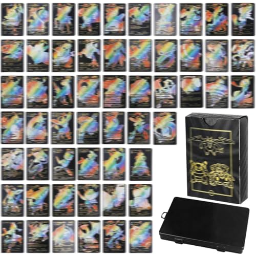 GAJUS 55 PCS Karten,Goldene Karte, Keine Duplikate Karikaturen Comics Sammelkarten Geschenke,Sammelkarten Packs & Sets,Vergoldete Karte Einschließlich Verschiedener Seltener Mit Box GAJUS 55 PCS Karten,Goldene Karte, Keine Duplikate Karikaturen Comics Sammelkarten Geschenke,Sammelkarten Packs & Sets,Vergoldete Karte Einschließlich Verschiedener Seltener Mit Box von GAJUS