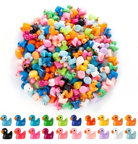 200 Stück Mini-Enten aus Kunstharz für kleine Gärten, Mikro-Landschaften, Puppenhaus-Dekoration, Spielzeug für Aquarium, Party, Witz, Weihnachten, Geburtstag, Handwerk, Großpackung 200 Stück Mini-Enten aus Kunstharz für kleine Gärten, Mikro-Landschaften, Puppenhaus-Dekoration, Spielzeug für Aquarium, Party, Witz, Weihnachten, Geburtstag, Handwerk, Großpackung von GALAOMA