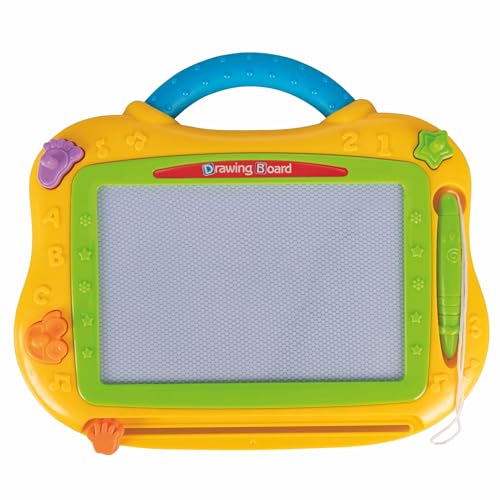 Magnetisches Whiteboard für Kinder, abwischbar, zum Schreiben, Zeichnen und Stempeln, Magic Sketch von GALILEO