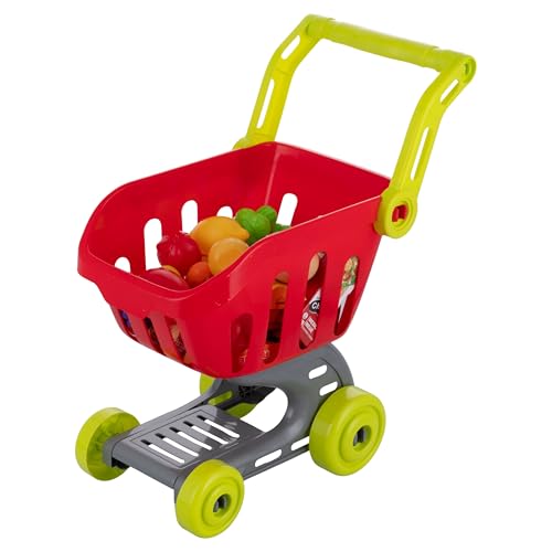 Spielzeug-Einkaufstrolley mit 20 Zubehörteilen, 35 x 20,5 x 40,5 cm Spielzeug-Einkaufstrolley mit 20 Zubehörteilen, 35 x 20,5 x 40,5 cm von GALILEO