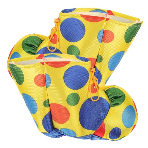 GALPADA 1 Paar Bunte Clownschuhe Für Erwachsene Requisiten Perücke Clownmaske Kostüm Für Erwachsene Zirkus Kopfbedeckung Halloween Schuhe Cosplay Clownschuhe Damenhut Kunst GALPADA 1 Paar Bunte Clownschuhe Für Erwachsene Requisiten Perücke Clownmaske Kostüm Für Erwachsene Zirkus Kopfbedeckung Halloween Schuhe Cosplay Clownschuhe Damenhut Kunst von GALPADA