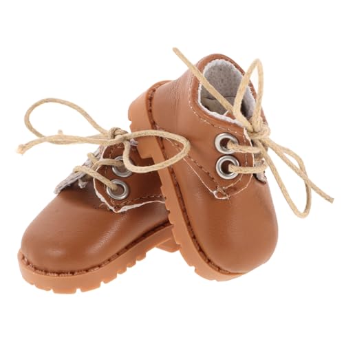 GALPADA 1 Paar Mini Doll Lederschuhe Puppenspielzeug klein Puppenzubehör Miniaturschuh Outfits Mini-Schuhe Mini-Schuh- Miniatur-Zubehör Miniatur-Schuhe Kunstleder Hellbraun GALPADA 1 Paar Mini Doll Lederschuhe Puppenspielzeug klein Puppenzubehör Miniaturschuh Outfits Mini-Schuhe Mini-Schuh- Miniatur-Zubehör Miniatur-Schuhe Kunstleder Hellbraun von GALPADA