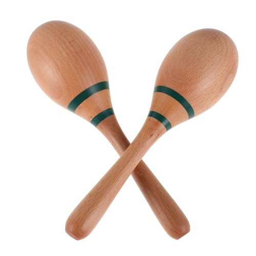 GALPADA 1 Paar Musikalische Schlaginstrumente: Maracas Aus Naturholz Für Kleinkinder – Shaker-Spielzeug, Handgehaltene Maracas Für Das Rhythmustraining Im Kindergarten GALPADA 1 Paar Musikalische Schlaginstrumente: Maracas Aus Naturholz Für Kleinkinder – Shaker-Spielzeug, Handgehaltene Maracas Für Das Rhythmustraining Im Kindergarten von GALPADA