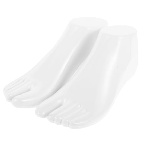 GALPADA 1 Paar Realistische Plastik Fußmannequin Sockendisplay Ständer für Schuhe Schmuck und Socken für Einzelhandel und Fotografie Langlebig und Tragbar GALPADA 1 Paar Realistische Plastik Fußmannequin Sockendisplay Ständer für Schuhe Schmuck und Socken für Einzelhandel und Fotografie Langlebig und Tragbar von GALPADA