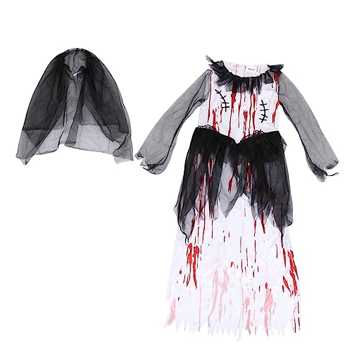 GALPADA 1 Satz 2 Teiliges Polyester Outfit Für Mädchen Halloween Kostüme Für Weißes Oberteil Kostüm Halloween GALPADA 1 Satz 2 Teiliges Polyester Outfit Für Mädchen Halloween Kostüme Für Weißes Oberteil Kostüm Halloween von GALPADA