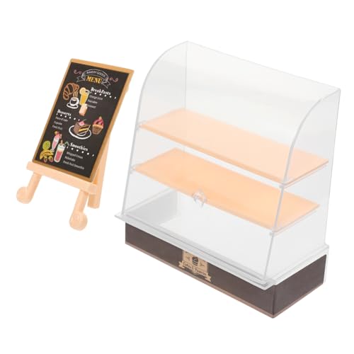 GALPADA 1 Satz Bäckerei Modell Braunes Dessert Vitrine Zubehör für Mini Küchen und Dekoration GALPADA 1 Satz Bäckerei Modell Braunes Dessert Vitrine Zubehör für Mini Küchen und Dekoration von GALPADA