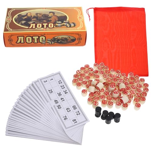 GALPADA 1 Satz Bingo Spiel mit Doppelseitigen Zahlenkarten Interaktives Partyspiel für Ganze Familie Langlebige Spielsteine und Praktische Aufbewahrung für Eltern Spiele GALPADA 1 Satz Bingo Spiel mit Doppelseitigen Zahlenkarten Interaktives Partyspiel für Ganze Familie Langlebige Spielsteine und Praktische Aufbewahrung für Eltern Spiele von GALPADA