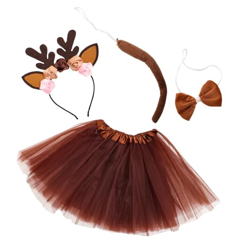 GALPADA Hirschgeweih-stirnband-set Stirnbänder Kopfbedeckung Party-accessoire Für Frauen Und Jungen Cosplay Halloween von GALPADA