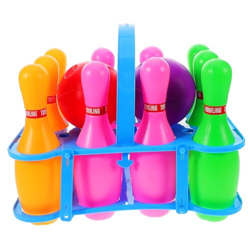 GALPADA 1 Satz Bowling Set Interaktives für Drinnen und Bälle Fördert Familienspaß und Motorische Fähigkeiten Bunte Farben für Endlosen Spielspaß GALPADA 1 Satz Bowling Set Interaktives für Drinnen und Bälle Fördert Familienspaß und Motorische Fähigkeiten Bunte Farben für Endlosen Spielspaß von GALPADA