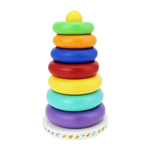 GALPADA Farbenfrohes Ringspielzeug aus Kunststoff für Kinder Lernspielzeug zum Stapeln Fördert die Kognitive Entwicklung und Motorik für Kleinkinder und Babys GALPADA Farbenfrohes Ringspielzeug aus Kunststoff für Kinder Lernspielzeug zum Stapeln Fördert die Kognitive Entwicklung und Motorik für Kleinkinder und Babys von GALPADA