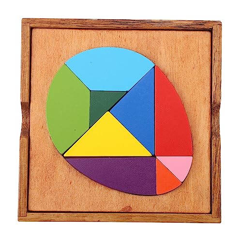 GALPADA 1 Satz Bunten Ei Förmigen Tangram Spielzeugen Holz Puzzle für Pädagogisches Kreativität und Vorstellungskraft für Kleinkinder und Eltern Junge Mädchen Interaktionen GALPADA 1 Satz Bunten Ei Förmigen Tangram Spielzeugen Holz Puzzle für Pädagogisches Kreativität und Vorstellungskraft für Kleinkinder und Eltern Junge Mädchen Interaktionen von GALPADA
