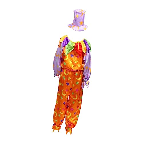 GALPADA 1 Satz Clown-Anzug Karneval Clownkostüm zeigen interessantes Kostüm Zirkus halloween costume halloween kleidung Kleidungsstück für die Maskerade Kleidung für Bühnenshows Baumwolle von GALPADA