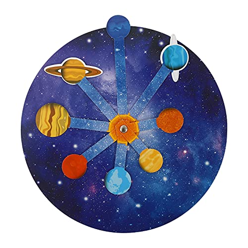 GALPADA 1 Satz DIY Planetary Model Set für Teiliges Sonnensystem Lernspielzeug und Praktischen Fähigkeiten für Unterricht Dekoration von GALPADA