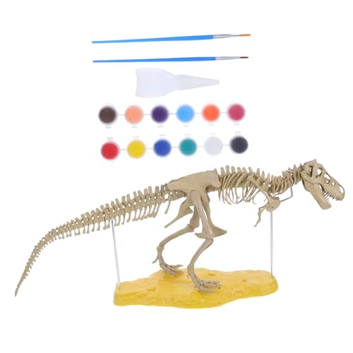 GALPADA 1 Satz Dinosaurier-skelettmodell Figur Favorisieren Knochenformen Von Dinosauriern Dinosaurier-Skelett-Statue Mini Bauen Klein Party Tierknochen Plastik Coffee PVC von GALPADA