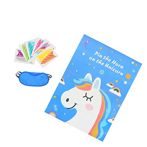 GALPADA 1 Satz Einzigartiges Einhorn Geburtstagsspielset für Kreatives Einhorn Partyspiel Einfach zu Bedienen Buntes Design für Viel Spaß und Freude für Kindergeburtstagsfeiern GALPADA 1 Satz Einzigartiges Einhorn Geburtstagsspielset für Kreatives Einhorn Partyspiel Einfach zu Bedienen Buntes Design für Viel Spaß und Freude für Kindergeburtstagsfeiern von GALPADA