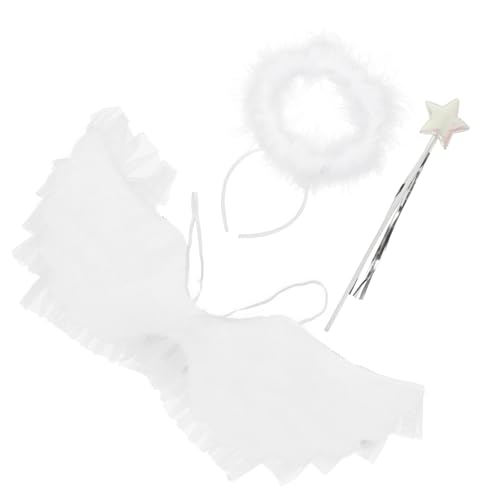 GALPADA 1 Satz Engel-cosplay Flügel Outfits Fee Kleid Zauberstäbe Frauen Ballettröckchen Figur Rave Kaninchen Marienkäfer Zubehör Wunder Mädchen Funkeln Plastik Weiß GALPADA 1 Satz Engel-cosplay Flügel Outfits Fee Kleid Zauberstäbe Frauen Ballettröckchen Figur Rave Kaninchen Marienkäfer Zubehör Wunder Mädchen Funkeln Plastik Weiß von GALPADA