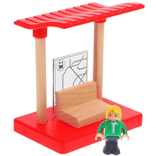 GALPADA 1 Satz Gleis Zubehör mit Mini Figuren Lernspielzeug für Fördert Motorik Kreativität für Outdoor von GALPADA