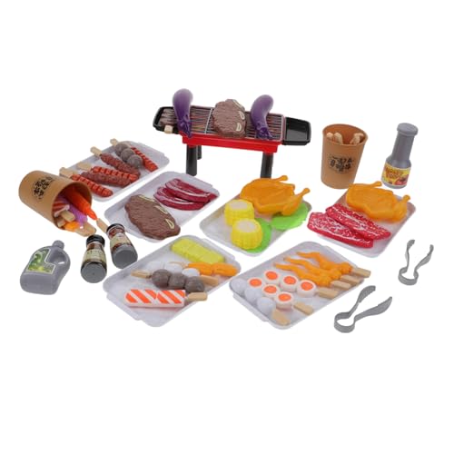 GALPADA 1 Satz Grillspielzeug Set für Teiliges BBQ Grillspielzeug mit Realistischem Design Interaktivem Kochset und Spielzeuglebensmitteln für Kreative Rollenspiele und Motorikförderung GALPADA 1 Satz Grillspielzeug Set für Teiliges BBQ Grillspielzeug mit Realistischem Design Interaktivem Kochset und Spielzeuglebensmitteln für Kreative Rollenspiele und Motorikförderung von GALPADA