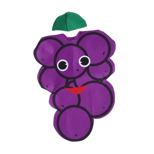 GALPADA 1 Satz Halloween Bienenkostüm Lametta kleine Ornamente basteln Rot halloween costume halloween kleidung Trauben Kostüme Halloween-Kostüme für Obstrollenspiele Chemiefasermischung von GALPADA