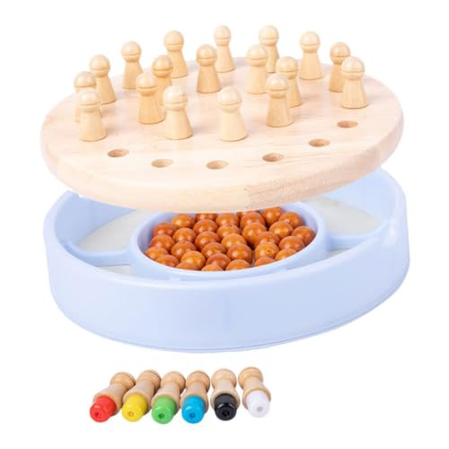 GALPADA 1 Satz Holz Memory Schachspiel für Lernspielzeug und Gedächtnis Geeignet für Jungen und Mädchen ohne Schädliche Substanzen mit Praktischem Aufbewahrungskoffer GALPADA 1 Satz Holz Memory Schachspiel für Lernspielzeug und Gedächtnis Geeignet für Jungen und Mädchen ohne Schädliche Substanzen mit Praktischem Aufbewahrungskoffer von GALPADA