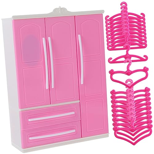 GALPADA 1 Satz Kleiderschrank mit DREI Seiten klein Schrank für Puppenkleidung Puppen kleiderschränke puppenmöbel kleiderständer Puppenaufhänger für Puppen Puppenkleiderbügel mini Abs Rosy GALPADA 1 Satz Kleiderschrank mit DREI Seiten klein Schrank für Puppenkleidung Puppen kleiderschränke puppenmöbel kleiderständer Puppenaufhänger für Puppen Puppenkleiderbügel mini Abs Rosy von GALPADA