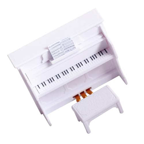 GALPADA 1 Satz Mini-Klavier Winziges Klavier Gefälscht Miniaturklavierspielzeug Klein Vorgeben, Klavier Zu Puppenhaus Klavier Miniklavier Für Puppenhaus Plastik Weiß GALPADA 1 Satz Mini-Klavier Winziges Klavier Gefälscht Miniaturklavierspielzeug Klein Vorgeben, Klavier Zu Puppenhaus Klavier Miniklavier Für Puppenhaus Plastik Weiß von GALPADA