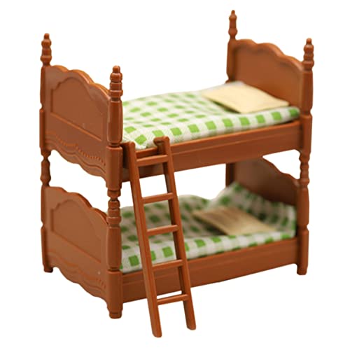 GALPADA 1 Satz Miniatur Etagenbett für Puppenhaus aus Hochwertigem Material Perfektes Zubehör für Kinderzimmer und Puppenräume für Kreative Spielwelten GALPADA 1 Satz Miniatur Etagenbett für Puppenhaus aus Hochwertigem Material Perfektes Zubehör für Kinderzimmer und Puppenräume für Kreative Spielwelten von GALPADA