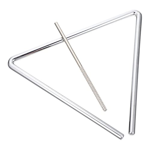 GALPADA 1 Satz Musikinstrument Set für Triangle Percussion Instrument mit Schlägel Leicht und Tragbar für Musikalische Früherziehung und Kreative GALPADA 1 Satz Musikinstrument Set für Triangle Percussion Instrument mit Schlägel Leicht und Tragbar für Musikalische Früherziehung und Kreative von GALPADA