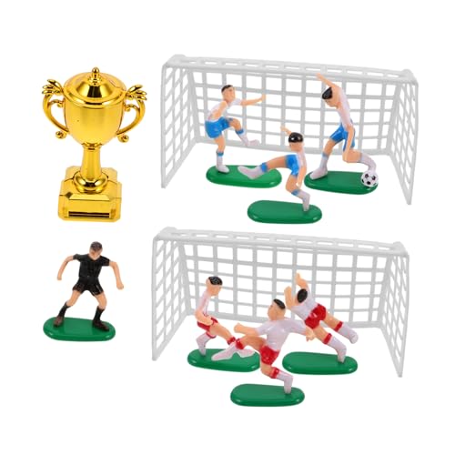 GALPADA 1 Satz Puppenhaus-Fußballmodell Mini -Fußballtore Tortendekoration zum Thema Fußball Football Party Supplies Tischdekoration für Fußballpartys Plastik Wiederverwendbar GALPADA 1 Satz Puppenhaus-Fußballmodell Mini -Fußballtore Tortendekoration zum Thema Fußball Football Party Supplies Tischdekoration für Fußballpartys Plastik Wiederverwendbar von GALPADA