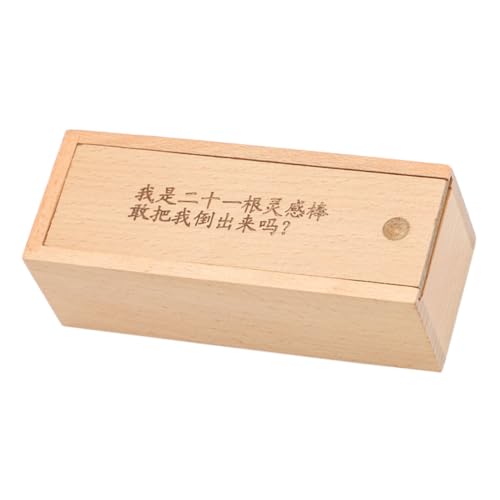 GALPADA 1 Satz Puzzle Stäbe Holzspielstäbe als Teaser für Erwachsene Fördert und Geduld Lernspielzeug für Kreative Herausforderungen GALPADA 1 Satz Puzzle Stäbe Holzspielstäbe als Teaser für Erwachsene Fördert und Geduld Lernspielzeug für Kreative Herausforderungen von GALPADA