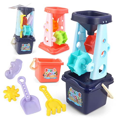 GALPADA 1 Satz Sandspielzeug aus Kunststoff mit Sanduhr und Schaufel Interaktive Strandspielzeuge für Outdoor Aktivitäten Am Strand Blau von GALPADA