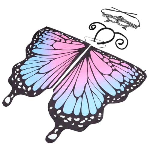 GALPADA 1satz Schmetterlings-cape Für Und Cosplay Tragbar Mit Augenmaske Und Haarreif Strapazierfähigem Für Festlichkeiten Und Aufführungen GALPADA 1satz Schmetterlings-cape Für Und Cosplay Tragbar Mit Augenmaske Und Haarreif Strapazierfähigem Für Festlichkeiten Und Aufführungen von GALPADA