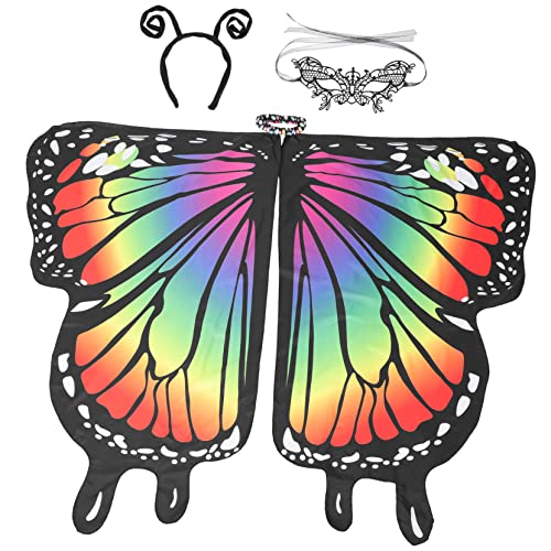 GALPADA 1 Satz Schmetterlings-Schal-Set schmetterling kostüm Schmetterlingskostüm für kinderschminke kinderkleider Schmetterlingsflügel für die Party großer Schal Polyester GALPADA 1 Satz Schmetterlings-Schal-Set schmetterling kostüm Schmetterlingskostüm für kinderschminke kinderkleider Schmetterlingsflügel für die Party großer Schal Polyester von GALPADA