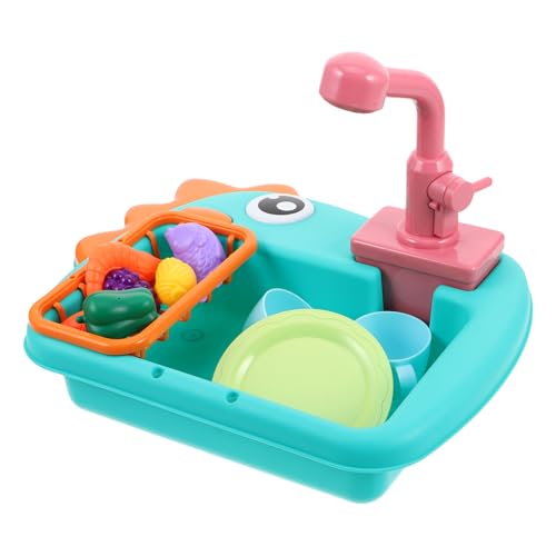 GALPADA 1 Satz Spüle Set Elektronische Waschbecken Spielküche mit Wasserkreislauf für Rollenspiele Fördert Kreativität und Motorische Fähigkeiten von Kleinkindern GALPADA 1 Satz Spüle Set Elektronische Waschbecken Spielküche mit Wasserkreislauf für Rollenspiele Fördert Kreativität und Motorische Fähigkeiten von Kleinkindern von GALPADA