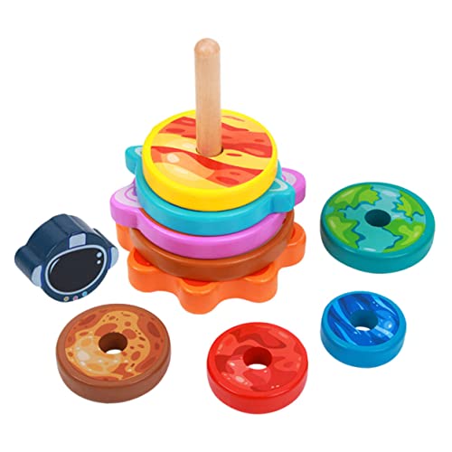 GALPADA 1 Satz Stapelturm für Kleinkinder Bunte Ringe Farben und Formen Montessori Motorikspielzeug für Ab Jahr Lernspielzeug für Kreative GALPADA 1 Satz Stapelturm für Kleinkinder Bunte Ringe Farben und Formen Montessori Motorikspielzeug für Ab Jahr Lernspielzeug für Kreative von GALPADA