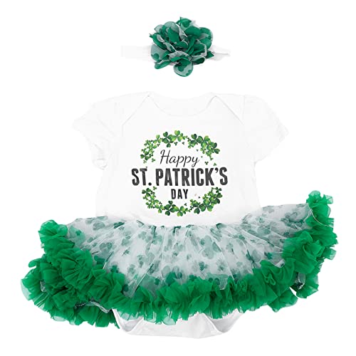 GALPADA 1 Satz -Stramplerkleid fällig Ballettröckchen Mädchen Pumphose Babykleidung kinderkleider Kinderkleidung für besondere Anlässe babykleider Tutu-Rock st. Patricks Rock Baumwolle von GALPADA