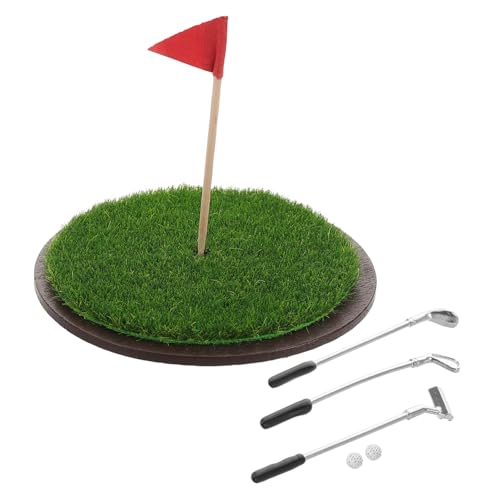 GALPADA 1 Satz Teiliges Set mit Golfclubs und Rasen Szenenmodell Sportzubehör für Kreative Dekoration und Sammlungen GALPADA 1 Satz Teiliges Set mit Golfclubs und Rasen Szenenmodell Sportzubehör für Kreative Dekoration und Sammlungen von GALPADA