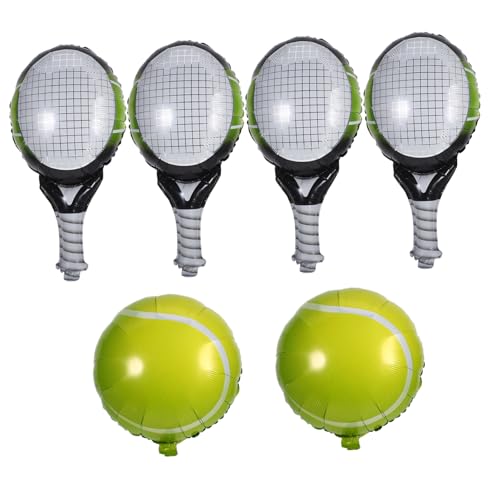 GALPADA 1 Satz Tennisschlägerballon Aluminium Party Tennis Ball für Tennisball-Ballon Ballonstütze Geburtstagsballon Geburtstagsfeierdekorationen Ballons Dekorationen Geburtstagsversorgung GALPADA 1 Satz Tennisschlägerballon Aluminium Party Tennis Ball für Tennisball-Ballon Ballonstütze Geburtstagsballon Geburtstagsfeierdekorationen Ballons Dekorationen Geburtstagsversorgung von GALPADA