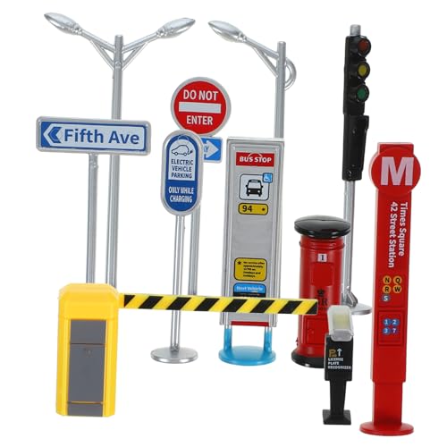GALPADA 1 Satz Verkehrszeichen Spielset für Frühkindliche Verkehrserziehung Simulation für Fördert Verkehrsbewusstsein und Gemeinsames GALPADA 1 Satz Verkehrszeichen Spielset für Frühkindliche Verkehrserziehung Simulation für Fördert Verkehrsbewusstsein und Gemeinsames von GALPADA