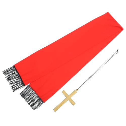 GALPADA 1 Satz Zauberstab Halloween-Requisiten Weihnachtskostüm für Frauen Priester Kostüm Masken halloween fotohintergrund halloween dekoration Nonnenkreuz-Charme Priesterschal Plastik GALPADA 1 Satz Zauberstab Halloween-Requisiten Weihnachtskostüm für Frauen Priester Kostüm Masken halloween fotohintergrund halloween dekoration Nonnenkreuz-Charme Priesterschal Plastik von GALPADA