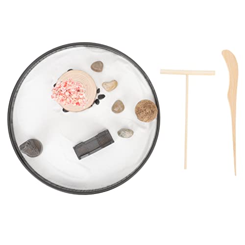 GALPADA 1 Satz Zen Sandbox Dekoration Set Japanische Stil Sandkasten Ornamente für Meditation und Entspannung Miniature Indoor Garten für Wohnzimmer und Schreibtisch von GALPADA