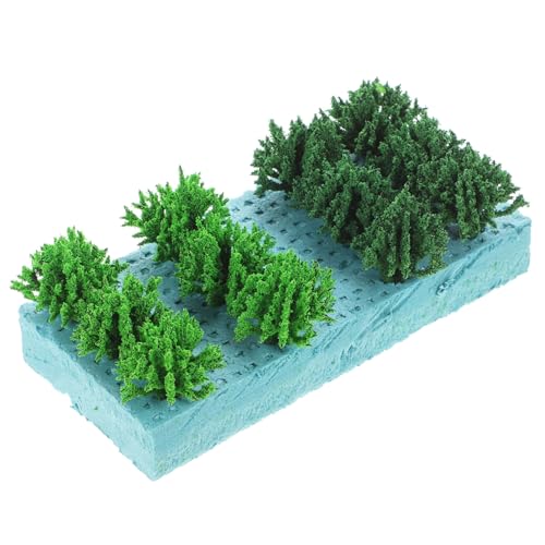 GALPADA 1 Schachtel DIY Miniatur Cluster Modell Realistische Landschaftsbau Pflanzen für Sandtisch Dekoration Kunststoff Simulation für Modelleisenbahn und Tabletop Spiele Zufällige Farbe von GALPADA