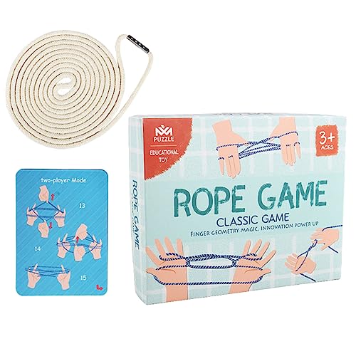 GALPADA 1 Set Blumenseilspielzeug Katzenwiegeseil Fingerseilspiel Seil Fingerspielzeug Party Zugseil Tauziehen Seilspringen Gummibandspiel Zugseil Elastizitätsseilspiel Hanfseil Beige GALPADA 1 Set Blumenseilspielzeug Katzenwiegeseil Fingerseilspiel Seil Fingerspielzeug Party Zugseil Tauziehen Seilspringen Gummibandspiel Zugseil Elastizitätsseilspiel Hanfseil Beige von GALPADA