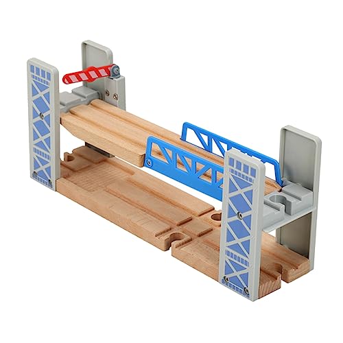 GALPADA 1 Set Holzbahngleisbrücke Gleise Überquert Modelleisenbahn Züge Eisenbahnbrücke Spielspielzeug Zugbrücke Kunststoff Grau GALPADA 1 Set Holzbahngleisbrücke Gleise Überquert Modelleisenbahn Züge Eisenbahnbrücke Spielspielzeug Zugbrücke Kunststoff Grau von GALPADA