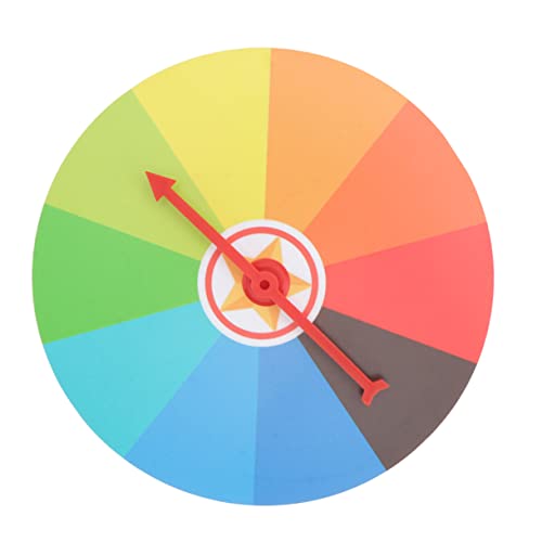 GALPADA 1 Set Lotteriespiel Drehteller Spinnrad Tombola Nummer Familie Das Rad Gruß Klassenzimmer Großes Spiel Erwachsene Rad Kunststoff Bunt von GALPADA