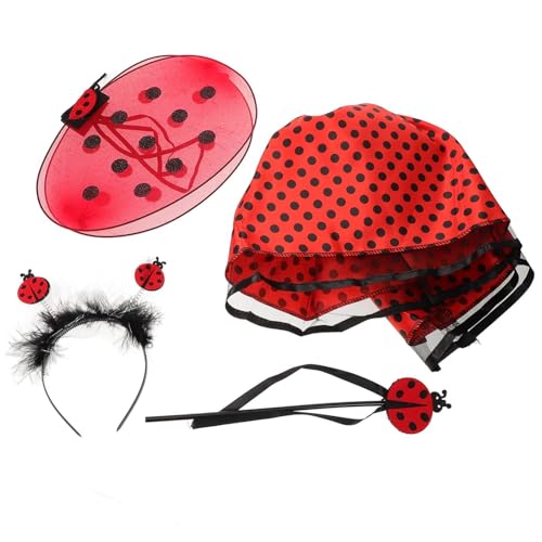 GALPADA 1 Set Marienkäferflügel Gazerock Zubehör Für Mädchen Children'S Place Mädchenkleidung Stirnbänder Für Mädchen Performance Kostüm Anzug Party Kinderkostüm Kinderparty GALPADA 1 Set Marienkäferflügel Gazerock Zubehör Für Mädchen Children'S Place Mädchenkleidung Stirnbänder Für Mädchen Performance Kostüm Anzug Party Kinderkostüm Kinderparty von GALPADA